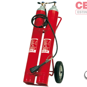 Estintore carrellato a biossido di carbonio 54 Kg