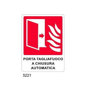 Segnaletica di Antincendio Pittogramma con Testo