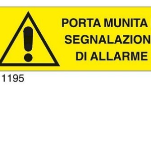 Segnaletica di Pericolo Pittogramma con Testo (Verticale/Orizzontale)